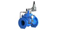 EN1074 FBE Coated Pressure Sustaining Valve With SS304 Pilot Hydraulically Operated